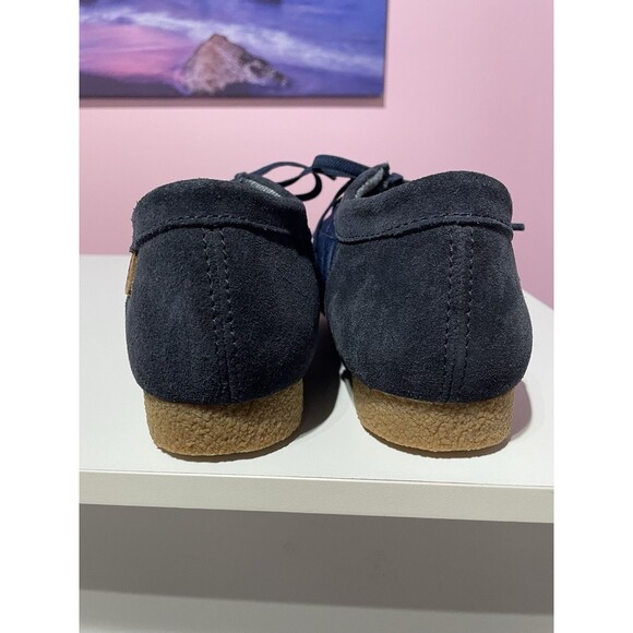 Clarks Shoes Mens 12 Shacre II Step Navy Textile Suede Extreme‎ Comfort Quilted main image 2